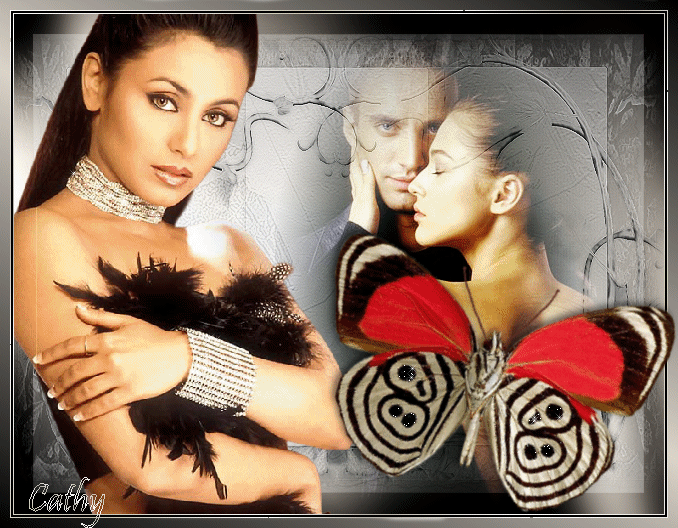 La femme aux papillons...........